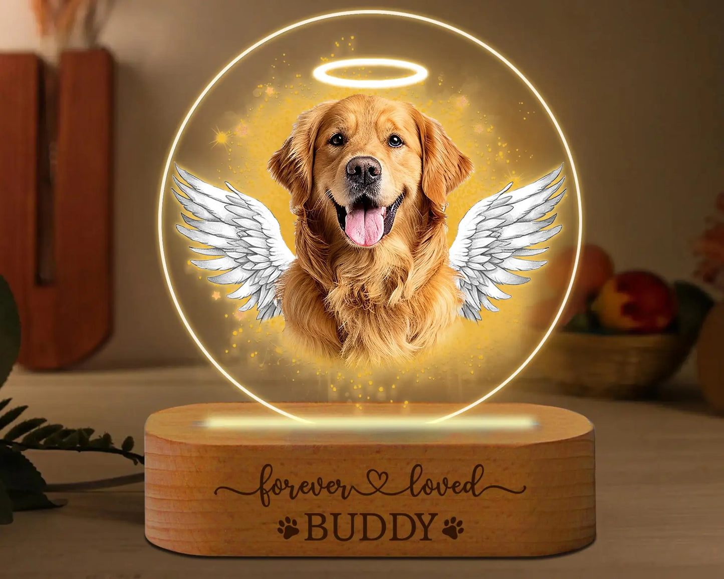 Personalized Pet Memorial Lamp