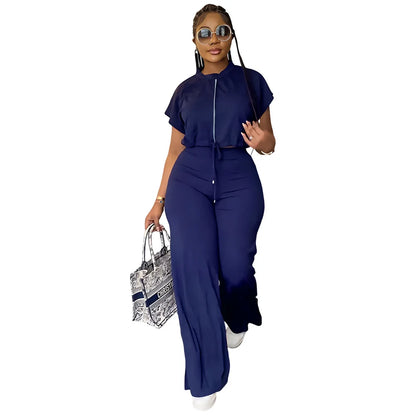 Summer Round Neck Top Set