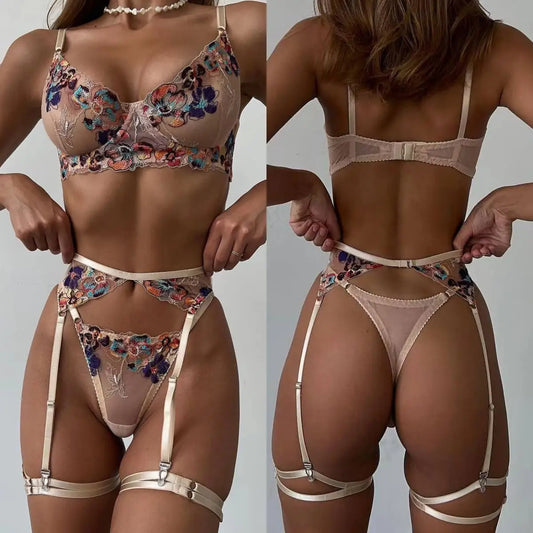 Floral Embroidery Set