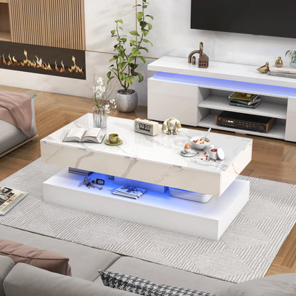 Modern Double-Layer Table