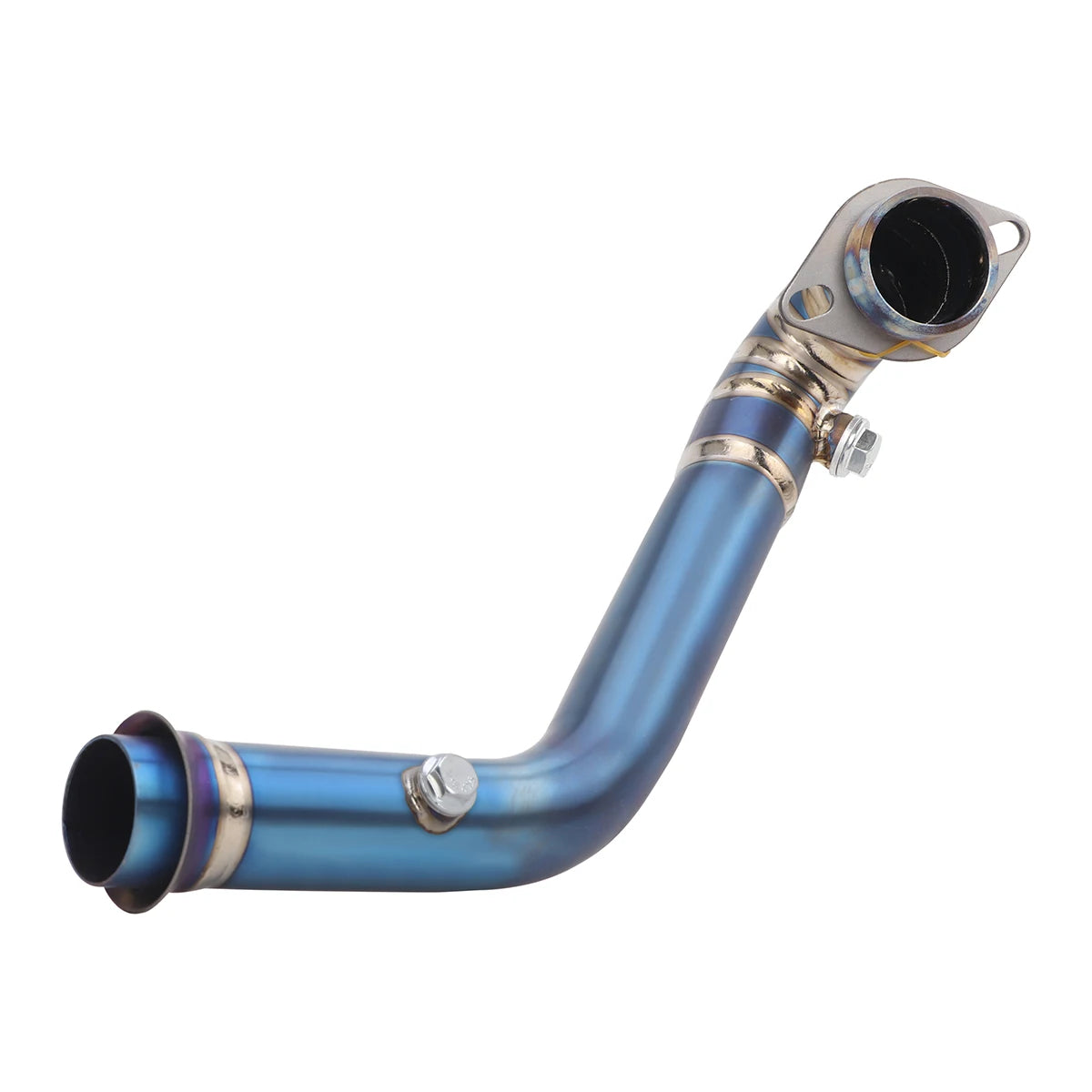 Zontes 368 Series Titanium Exhaust Header Link Pipe