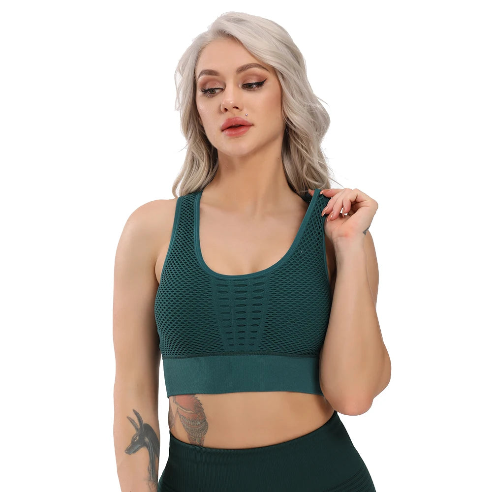 Fitness T-shirts Workout Sports Bra
