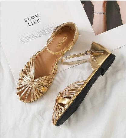 Boho Butterfly-Knot Flat Sandals
