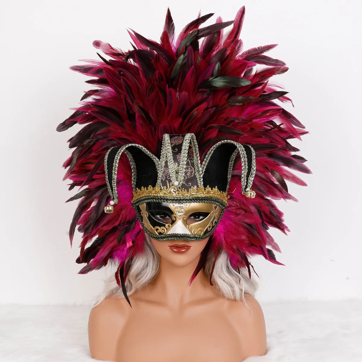 Feather Masquerade Party Mask