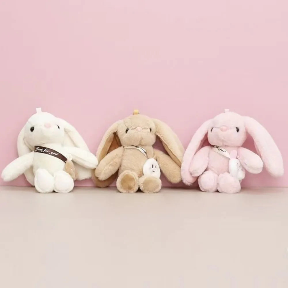 Rabbit Fur Keychain Bag Car