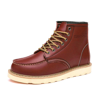 Waterproof Leather Motorcycle Boots