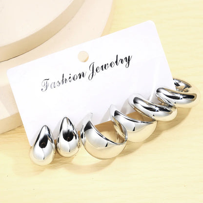Chunky Gold Hoop Earrings