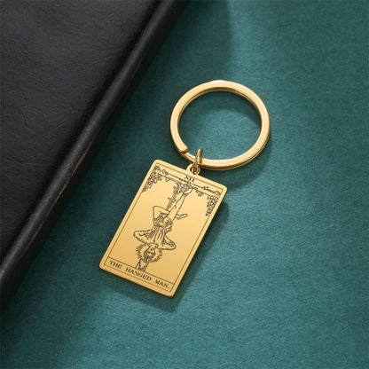 Tarot Key Chain Arcana Pendant
