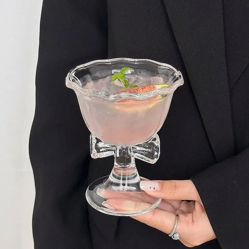 Glass Lemonade Gift Home Bow