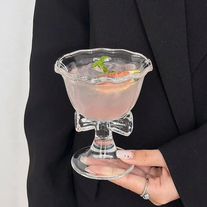 Glass Lemonade Gift Home Bow