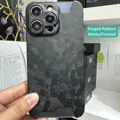 Irregular Silver Carbon iPhone Case