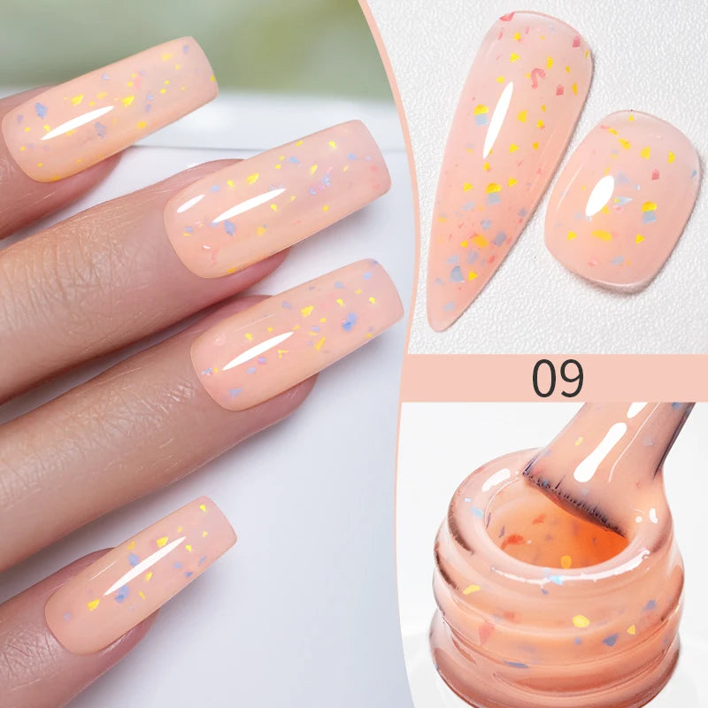 PUENTE Glitter Poly Nail Gel
