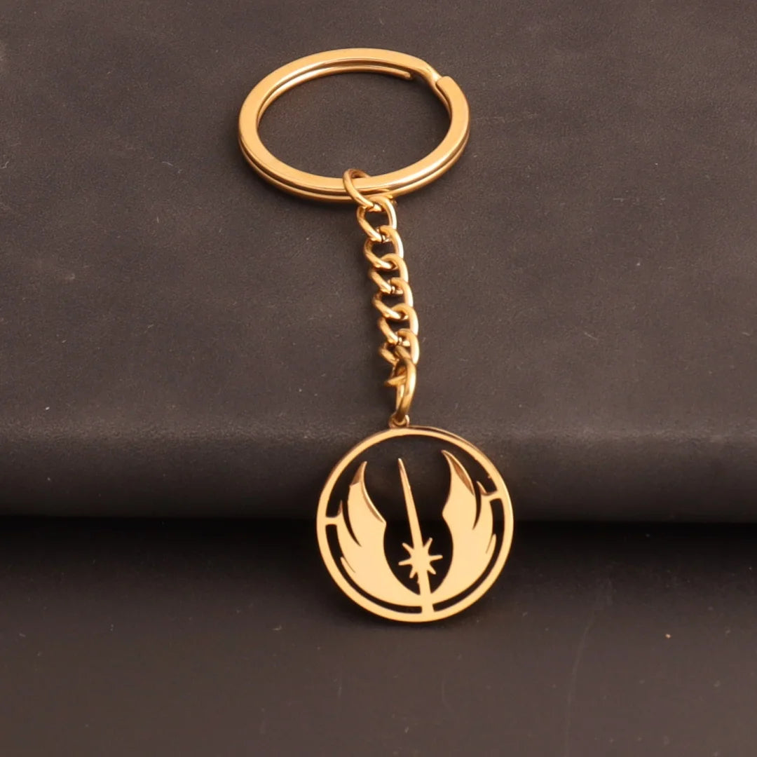 Stainless Steel Keychain Jedi Order