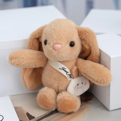 Rabbit Fur Keychain Bag Car