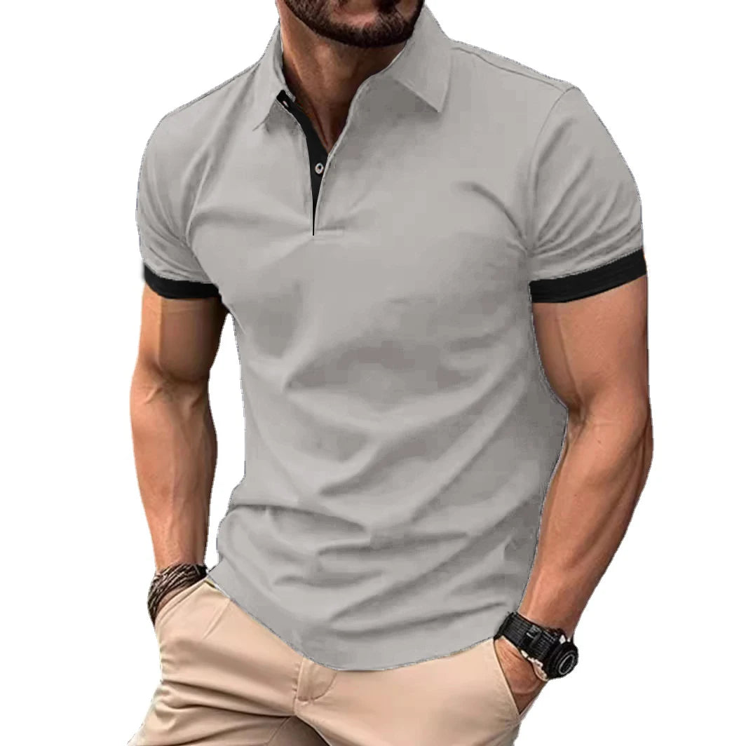 Solid Summer Casual Polo