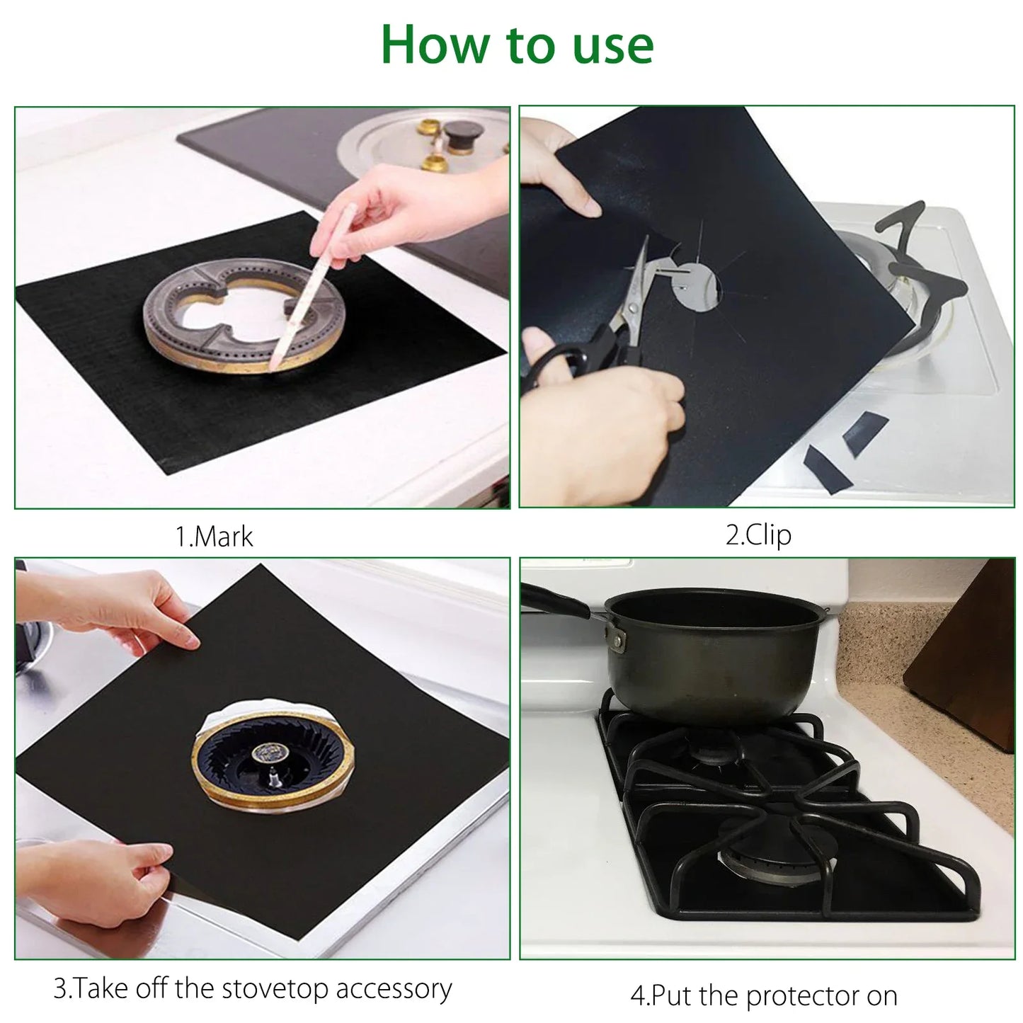 Stove Cover Gas Protector Stovetop