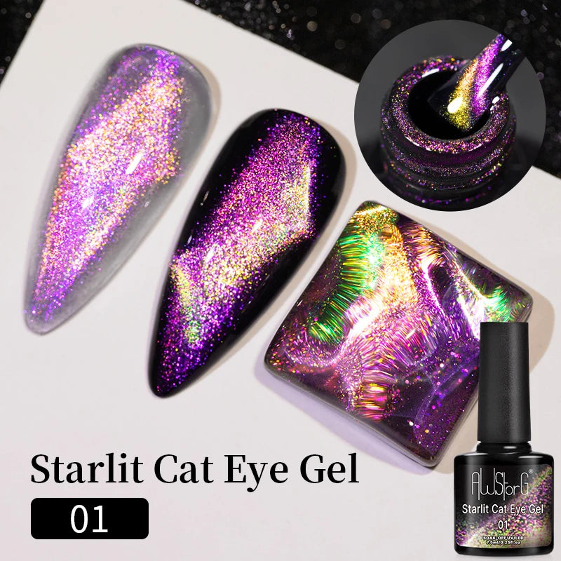 Pink Cat Eye Gel Polish