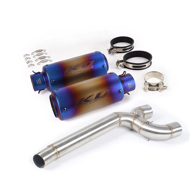 Yamaha FZ6/FZ6N/FZ6S Exhaust Mid-Pipe Pair with DB Killer