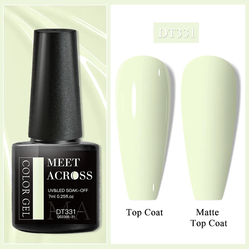 MEET ACROSS Matte Gel Polish