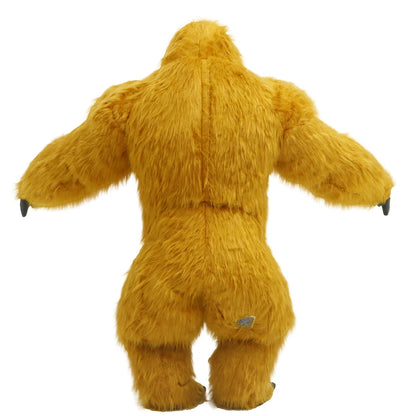 Inflatable Plush Gorilla Costume
