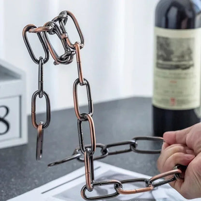 Iron Chain Wine Holder