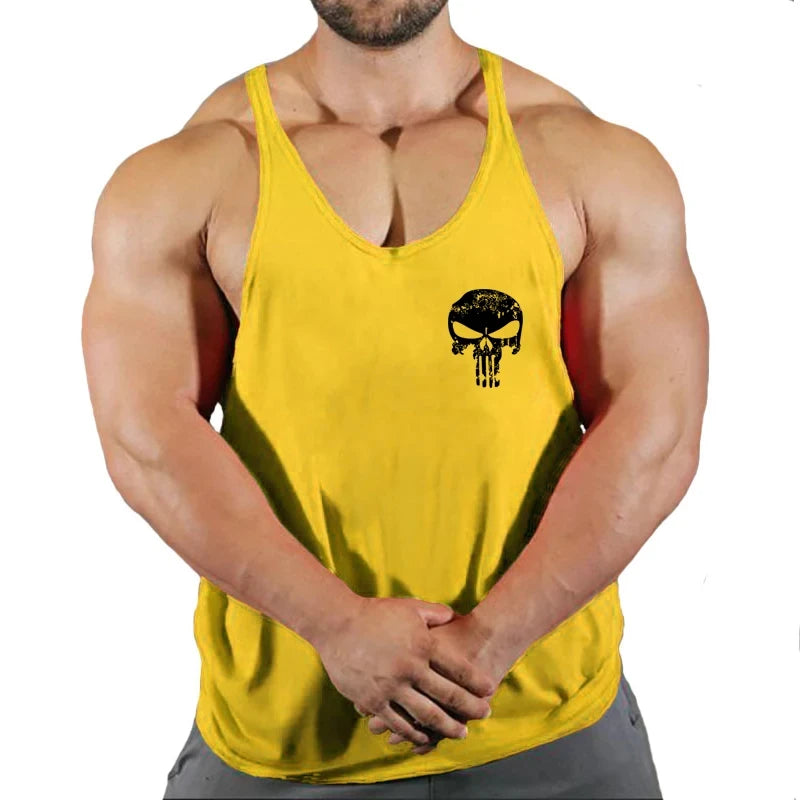 Muscular Stringer Bodybuilding Gym Vest