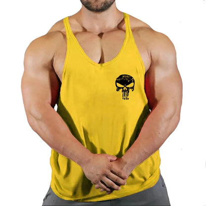 Muscular Stringer Bodybuilding Gym Vest