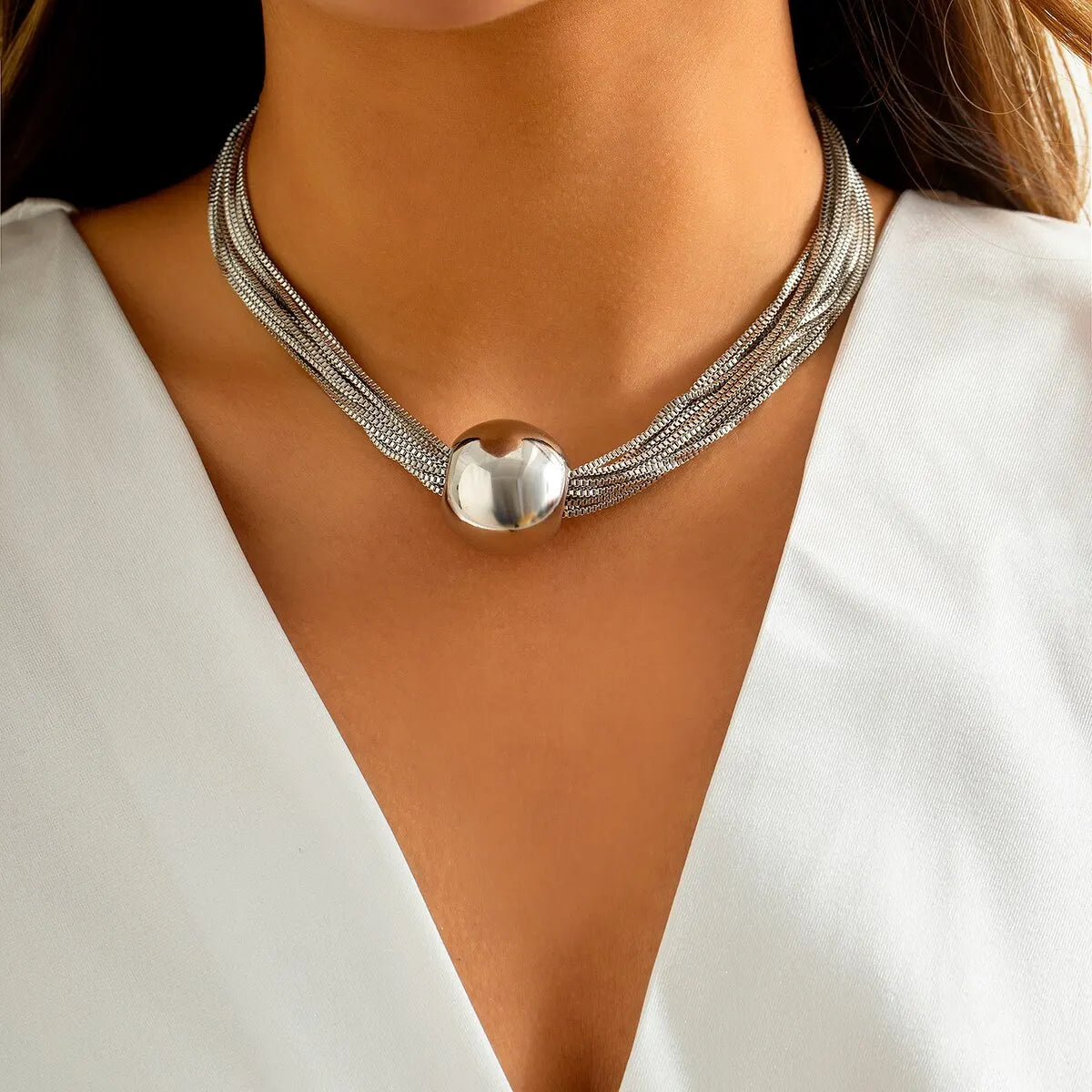 Twisted Chunky Chain Necklace