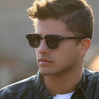 Retro Square Mirror Sunglasses