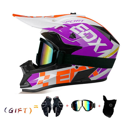 VGV Three-Piece Off-Road Motocross Helmet