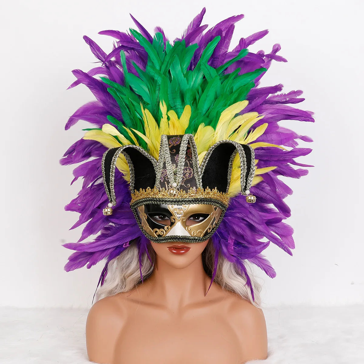 Feather Masquerade Party Mask