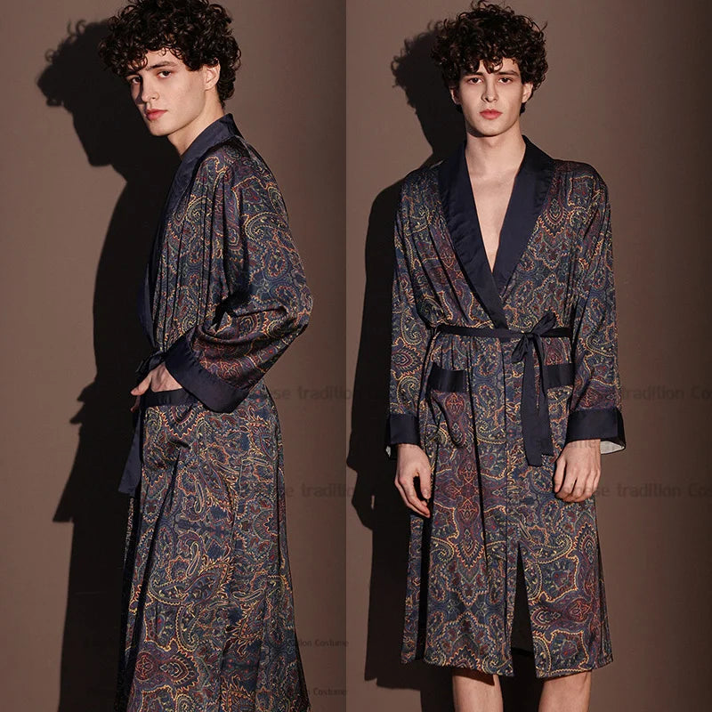 Satin Kimono Sleepwear Robe