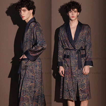 Satin Kimono Sleepwear Robe