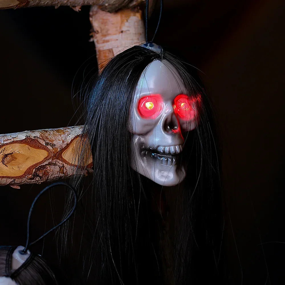 Hanging Ghost Skull Decoration