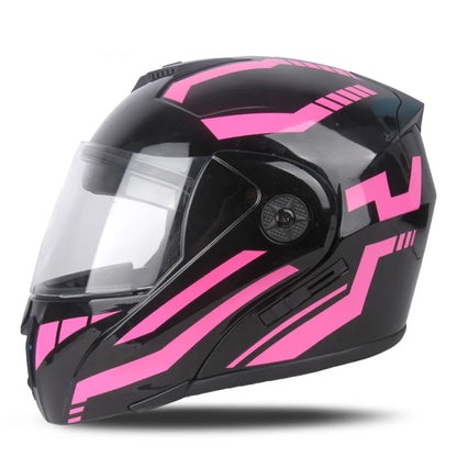 Uchoose Cross-Section Double-Lens Modular Helmet
