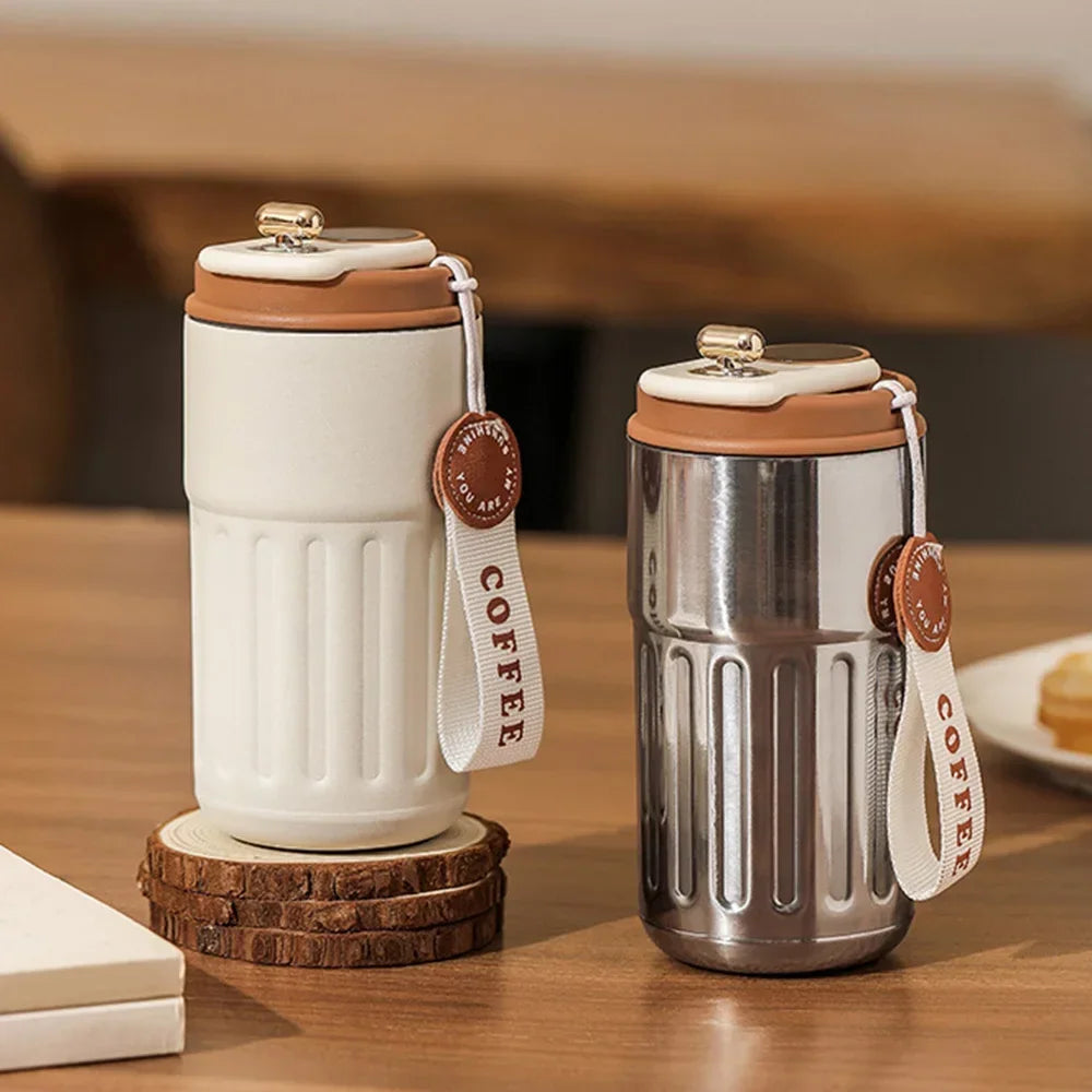 Lcd Digital Display Thermos Bottle