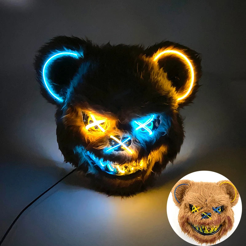 Glowing Bloody Animal Mask