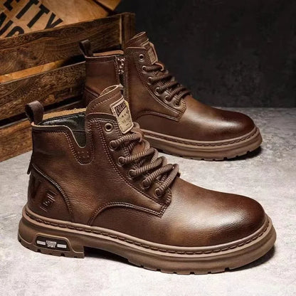 Retro High-Top Short Boots