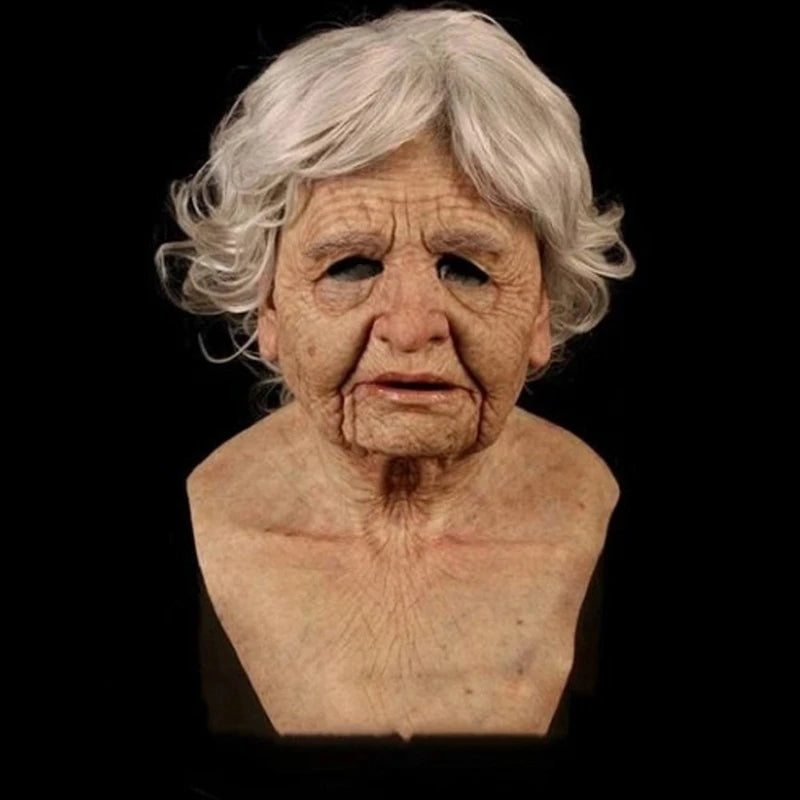 Elderly Face Latex Mask