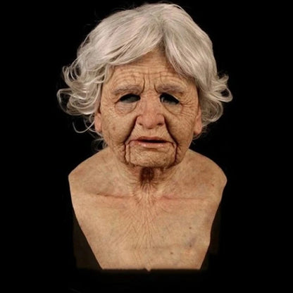 Elderly Face Latex Mask