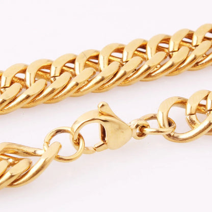 Metal Hiphop Peace Color Chain Party