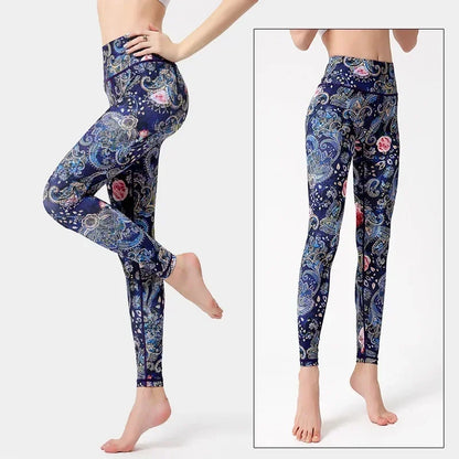 Cloud Hide Floral Push-Up Leggings