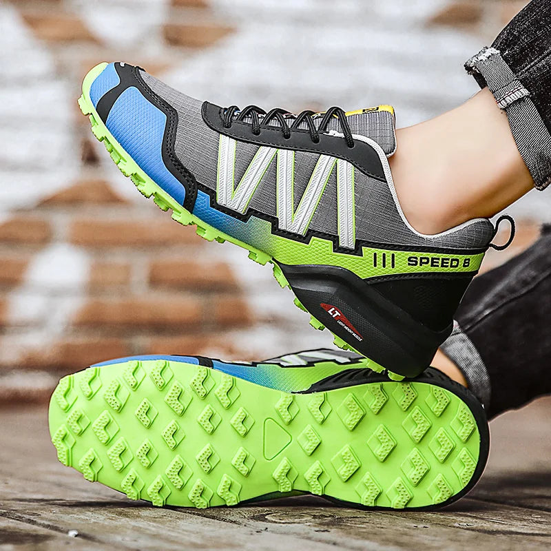 Waterproof Lace-Up Trekking Sneakers