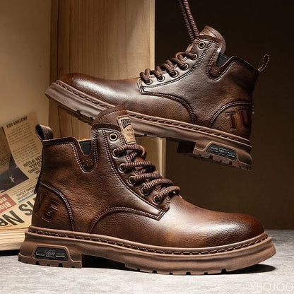 Retro High-Top Short Boots