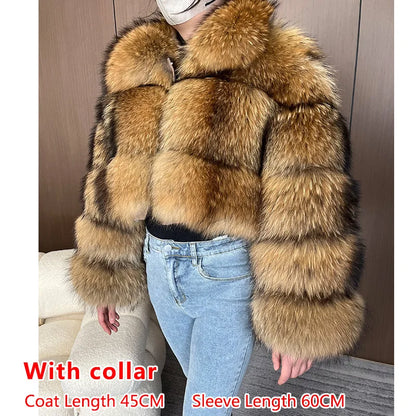 Raccoon Dog Fur Jacket