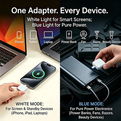 Smart Dual-Mode USB Charging Adapter