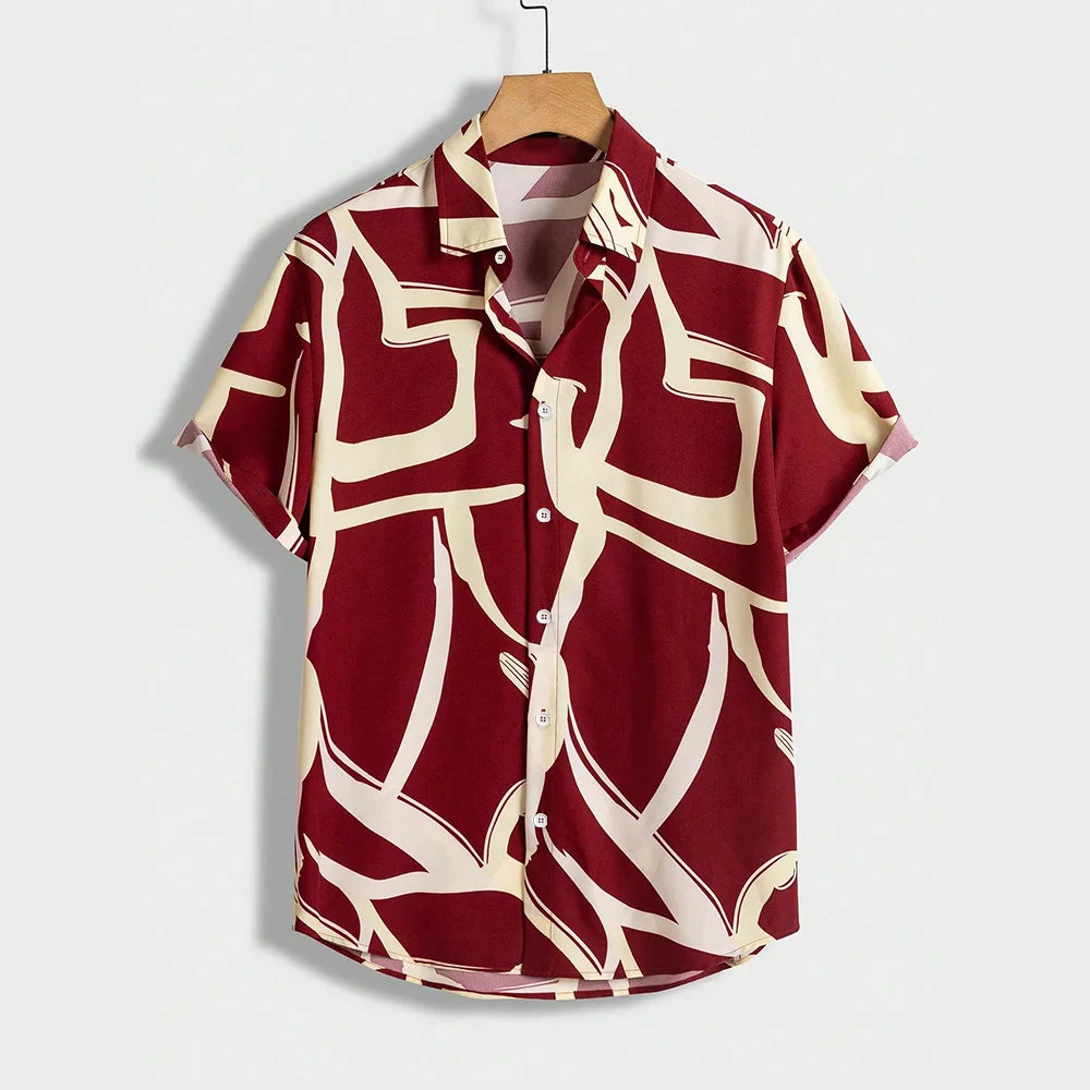 Striped Print Casual Shirt