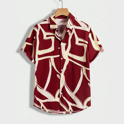 Striped Print Casual Shirt