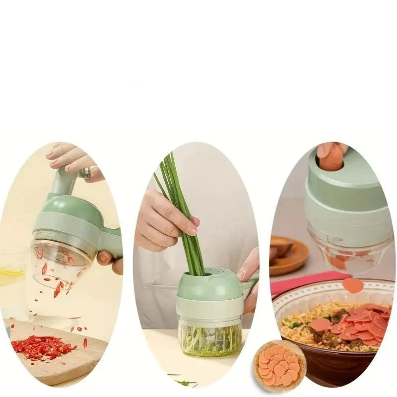 4 In 1 Electric Vegetable Cutter