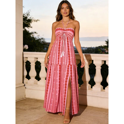 Geometric Beach Dress